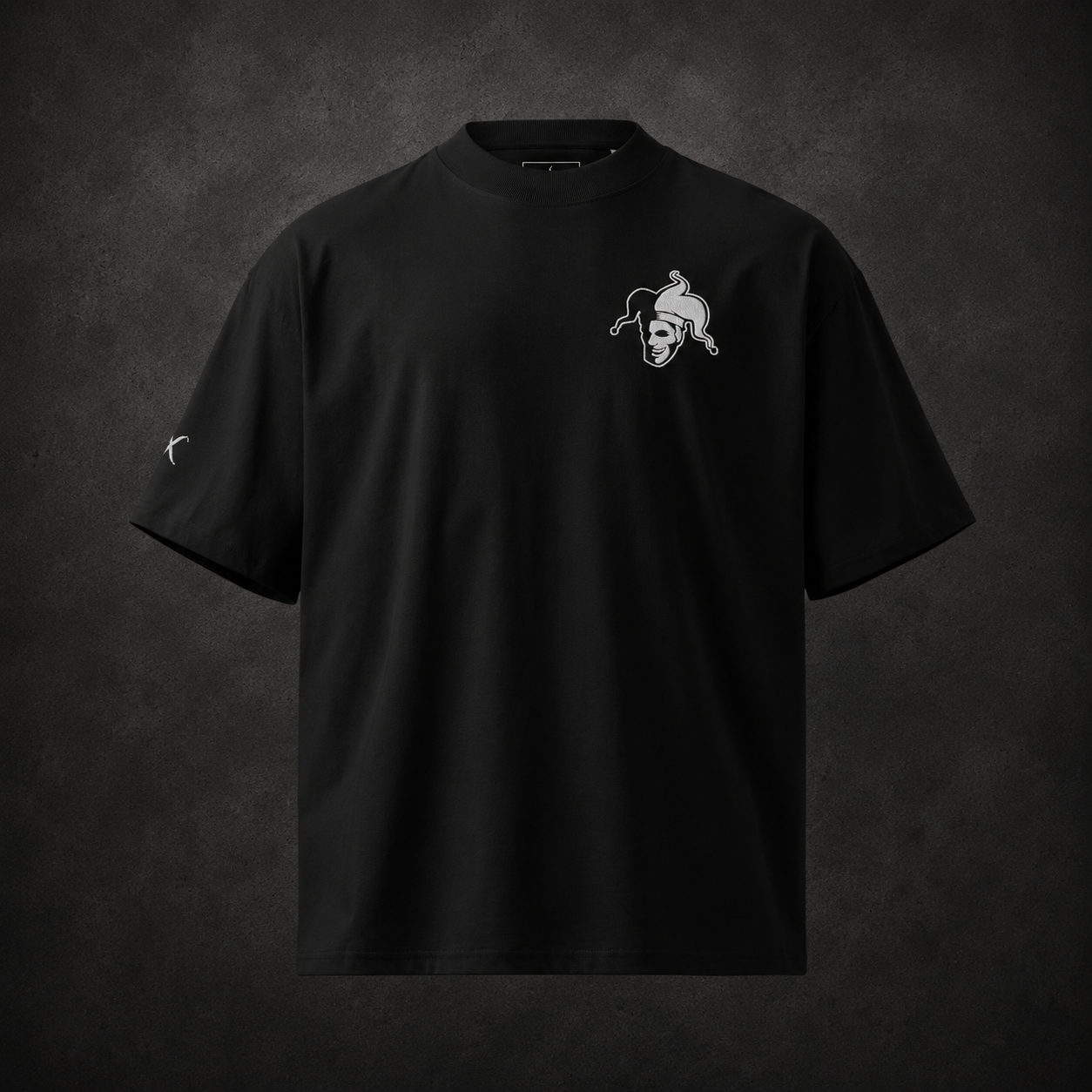 The Jester – Organic Oversized T-Shirt Schwarz