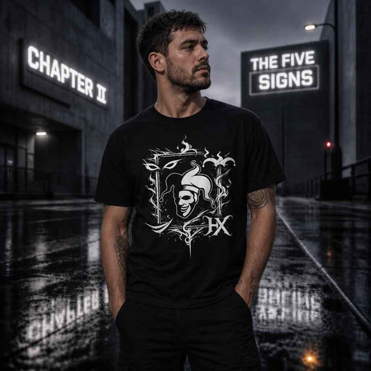 Jester Oversized T-Shirt Schwarz | HEXJESTER