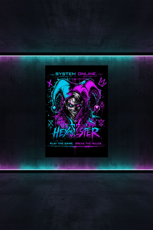 SYSTEM ONLINE — Cyberpunk Poster