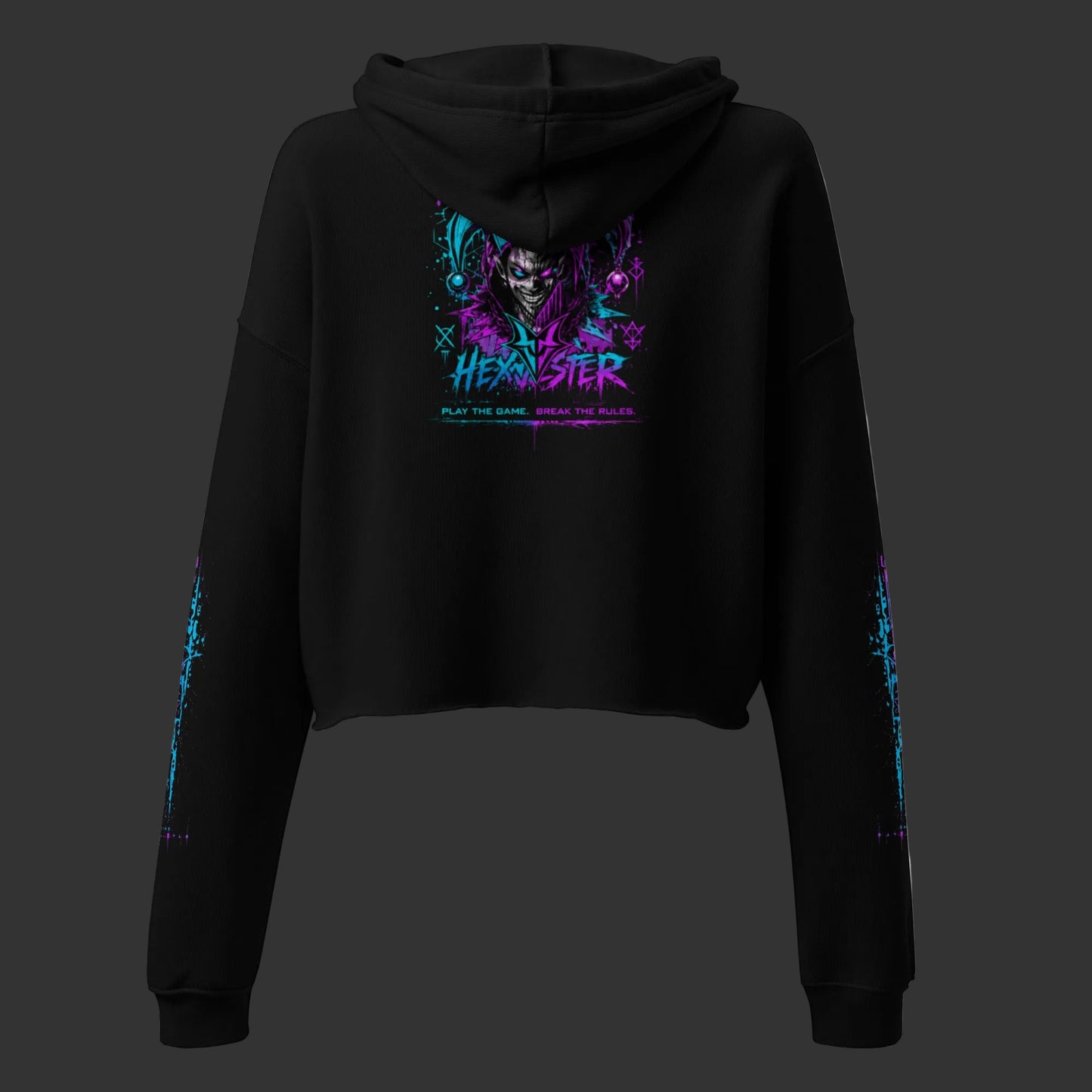 System Online Cropped Hoodie